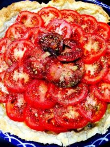 tarte aux tomates